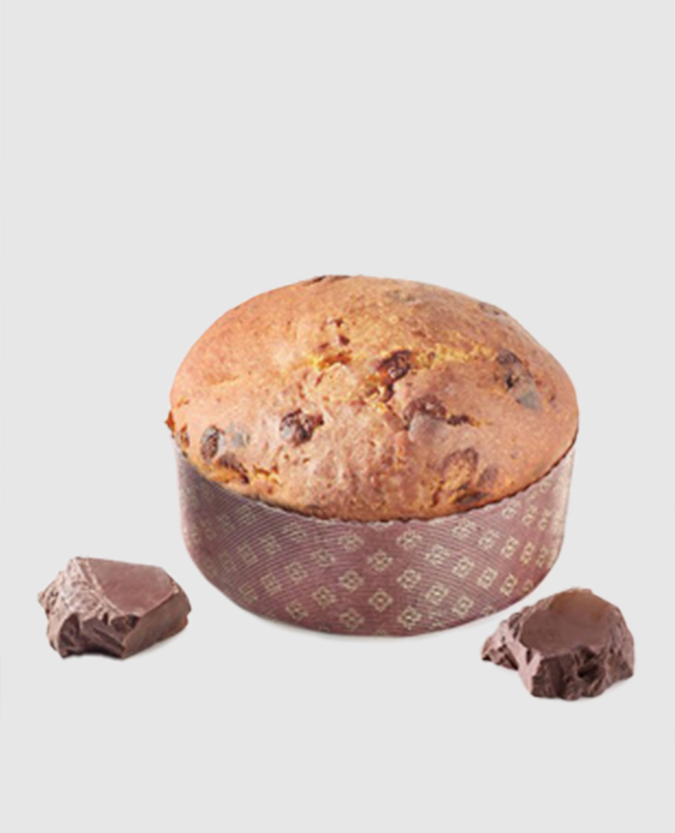 

Gluten-free Panettone with chocolate chips and orange paste Cioccolato  Sal De Riso, White