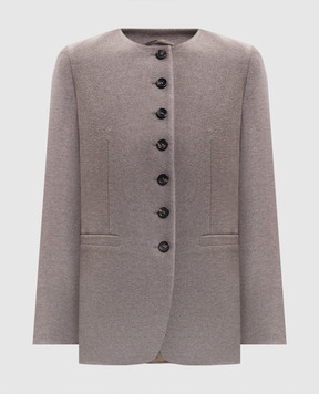 Max Mara Beige FALLA cashmere jacket MXMFALLA