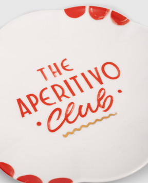 Bitossi Home White porcelain plate for The Aperitivo LGP00001