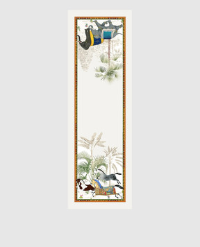TESSITURA TOSCANA TELERIE Barnum Grey Linen Runner NT170097080037