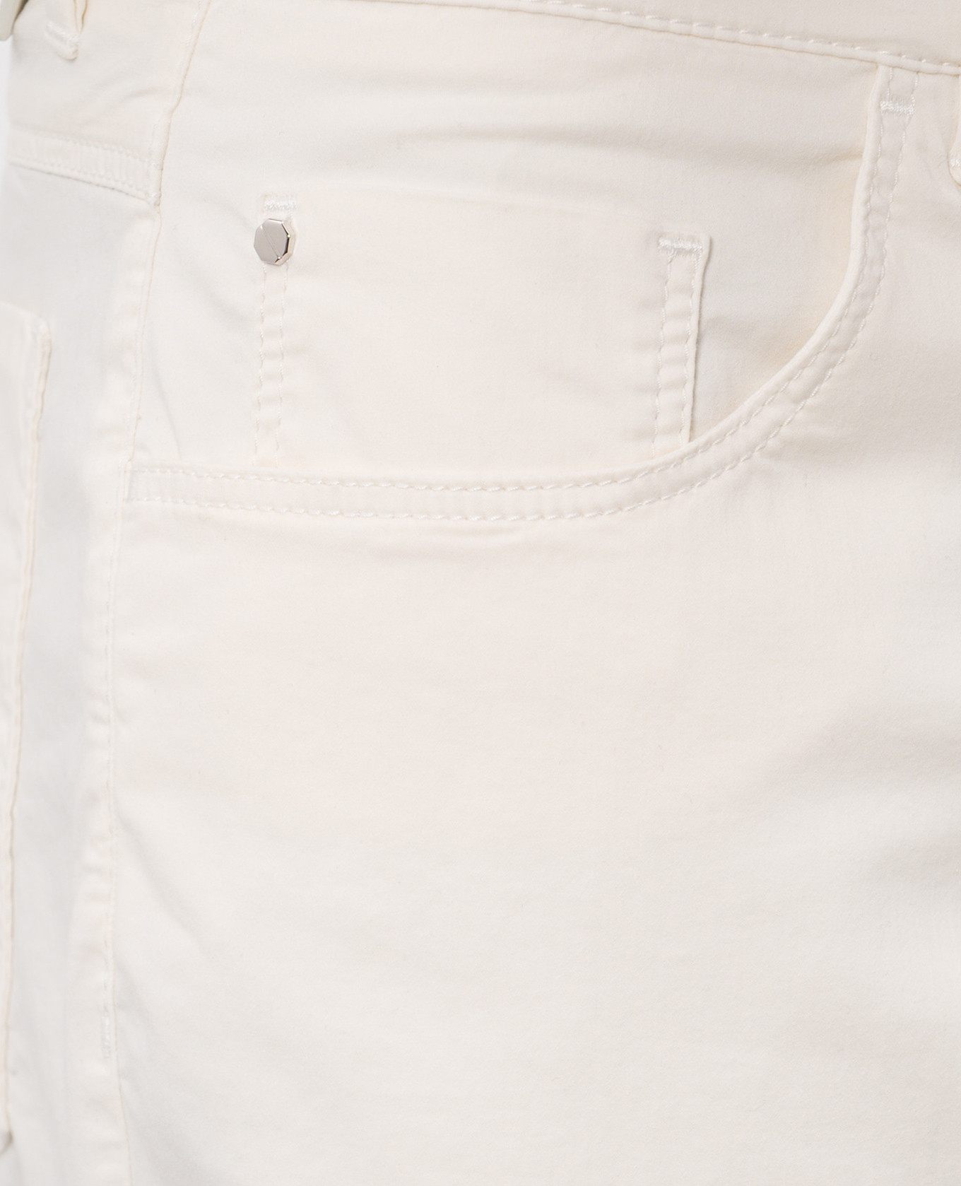 

Ivory shorts with logo patch Stefano Ricci, Beige