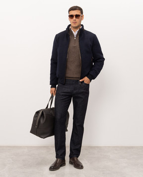 MooRER DONIZETTI blue wool and cashmere down jacket DONIZETTILS9
