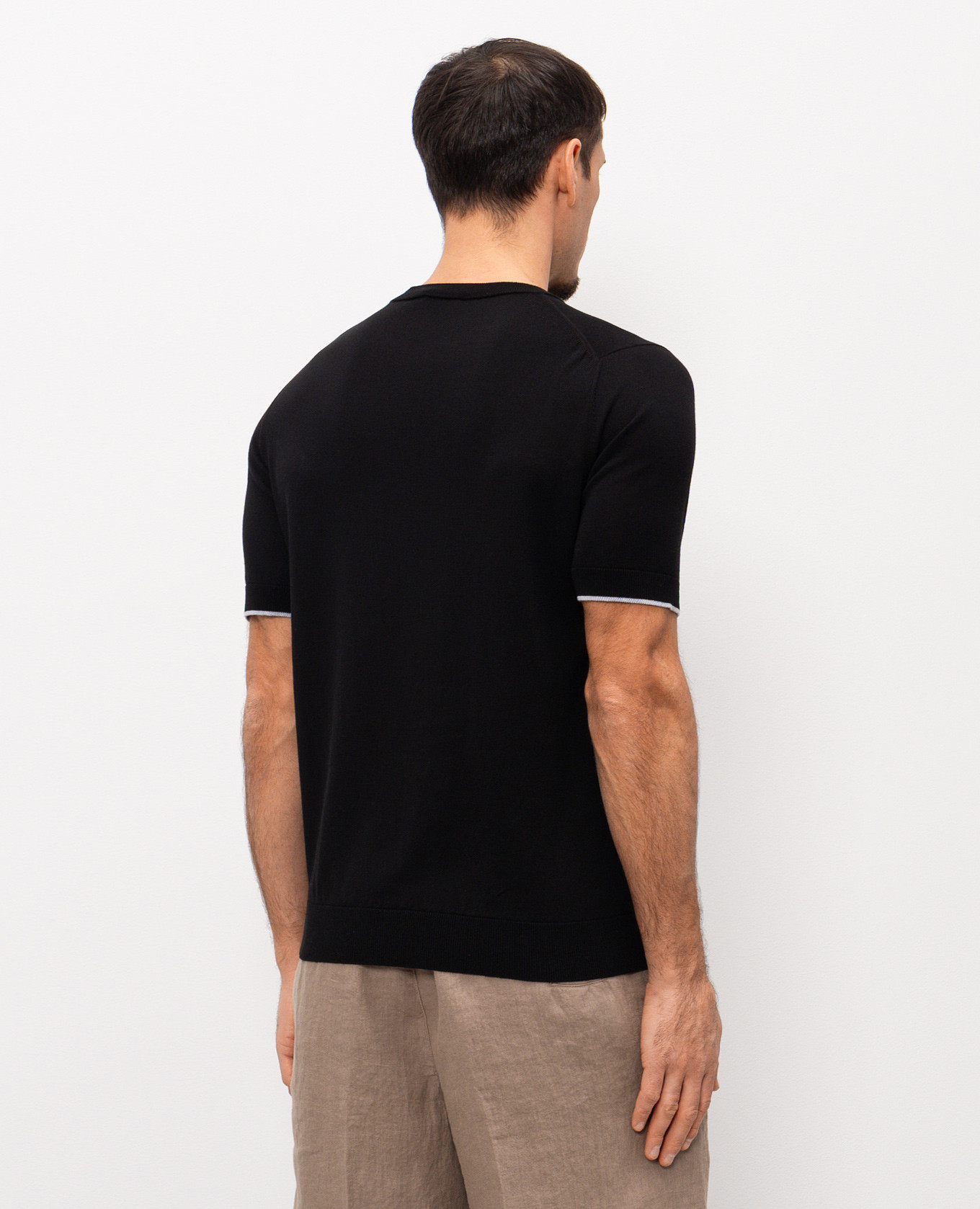 Black T-shirt Peserico 4