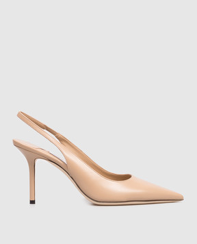 Jimmy Choo Beige leather slingbacks Love LOVESB85CLF
