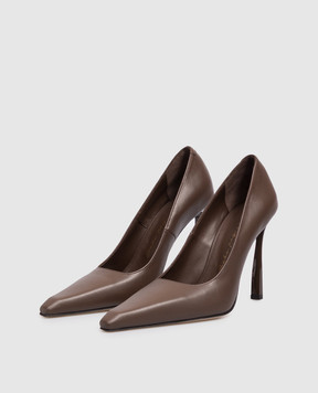 Babe Pay Pls Brown leather shoes 0205156KO