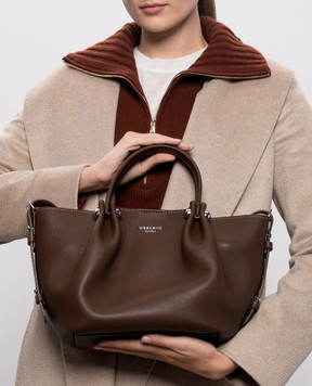 Max Mara Weekend Brown leather tote bag ADRITTO WKADRITTO