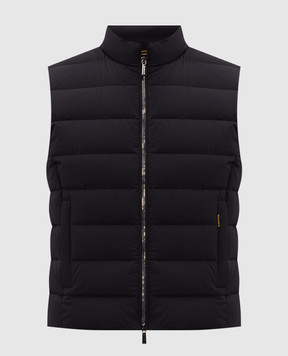 MooRER Blue down vest OLIVER OLIVERKN