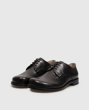 JW Anderson Black leather derby shoes LU0001LA0391
