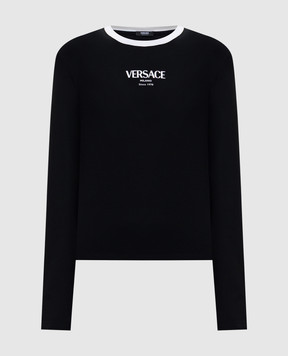 Versace Black long sleeve with logo print 10228871A16685