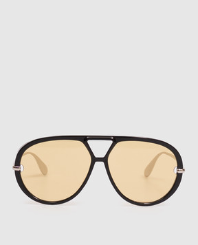 Bottega Veneta Black sunglasses with logo engraving 769232V2Q30
