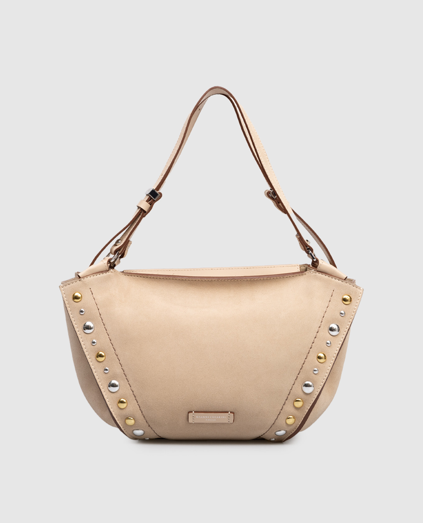 

Bloom beige suede tote bag Gianni Chiarini