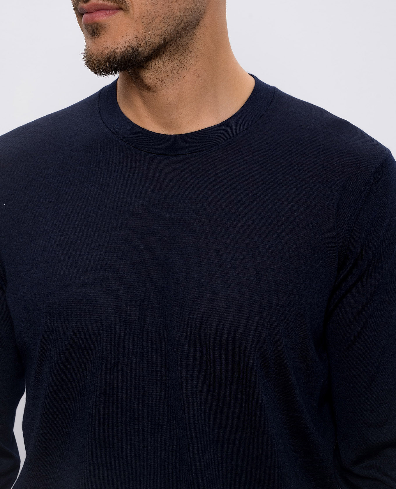 Blue cashmere longsleeve Stefano Ricci 5