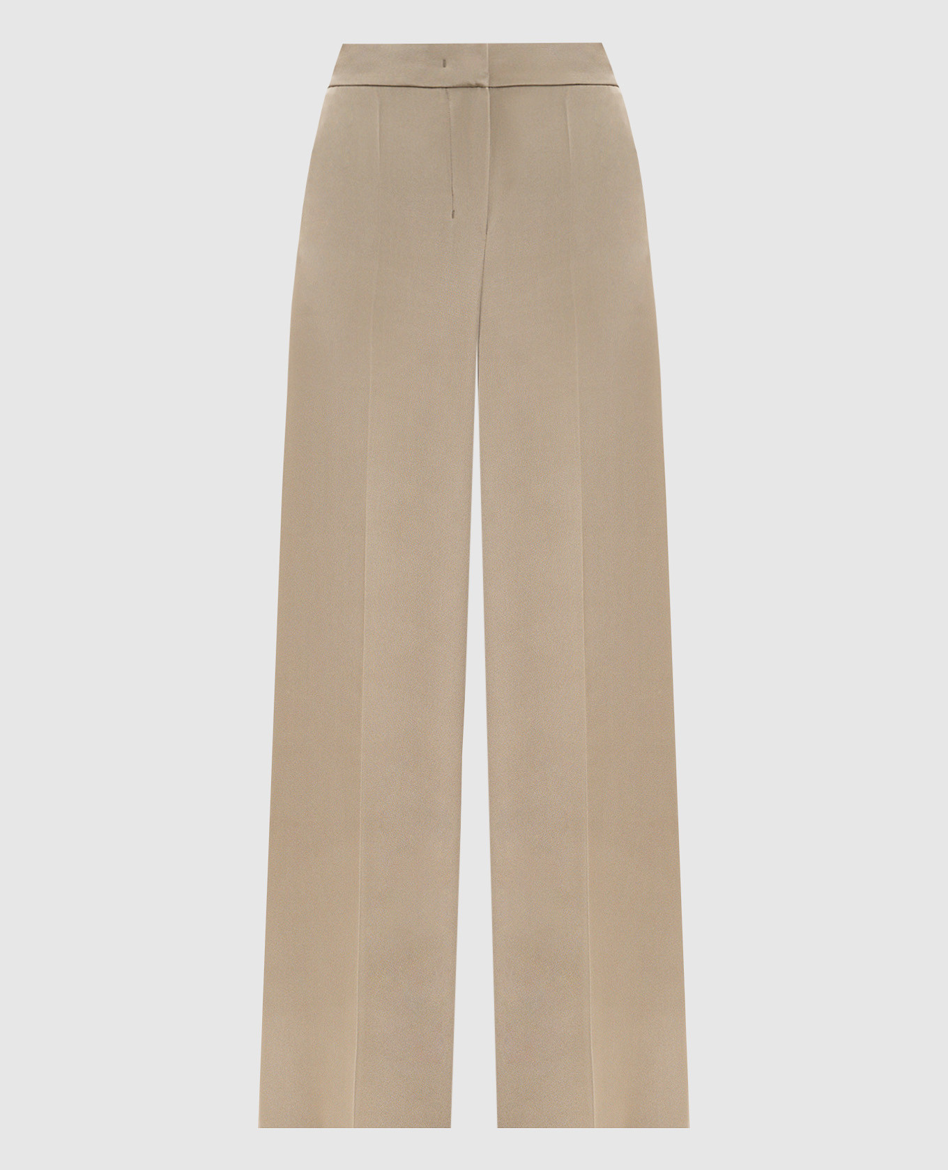 

PALANCA khaki silk pants Max Mara