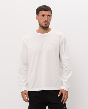 C.P. Company White long sleeve with logo print MTS157A006374G