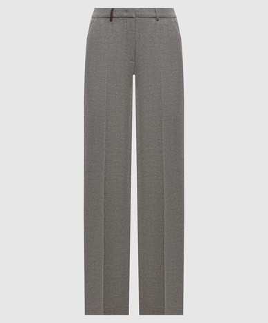 Gray wool pants