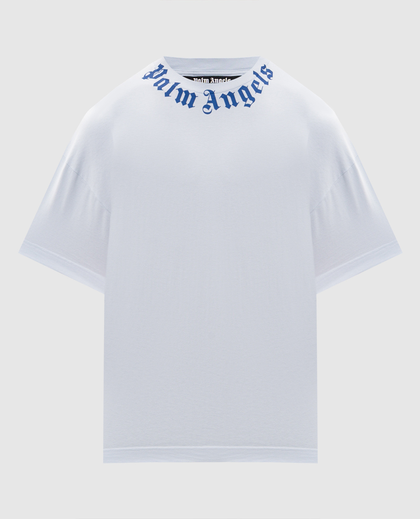 Blue T-shirt with logo print