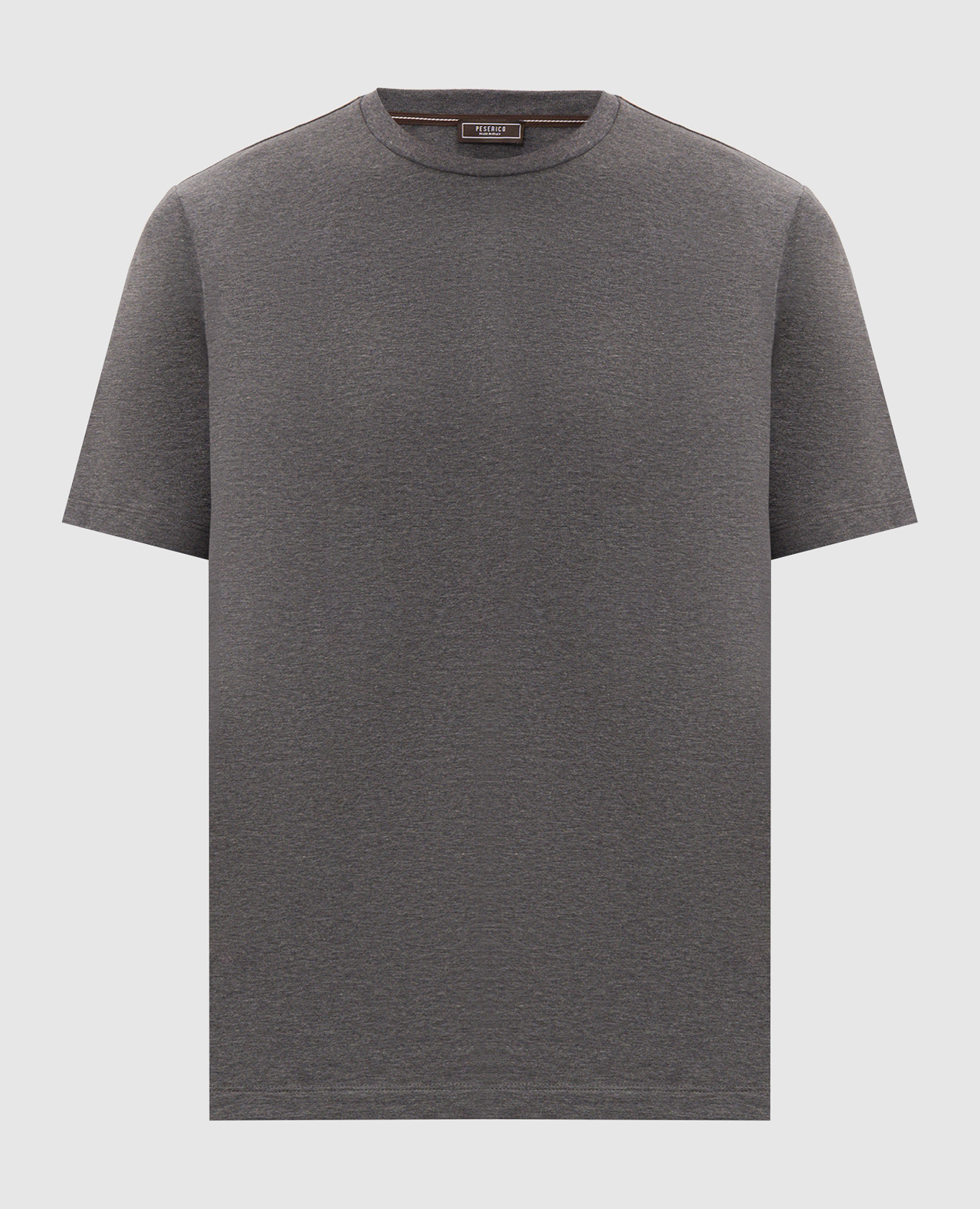 Grey T-shirt with logo print
