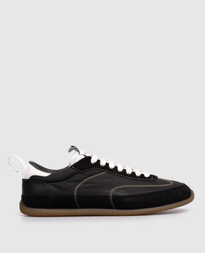 Alexander McQueen Black EC1 logo combo sneakers 854015WIAJN
