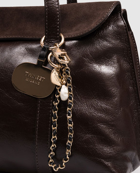 Twinset Bag keychain with logo engraving 262TH7076