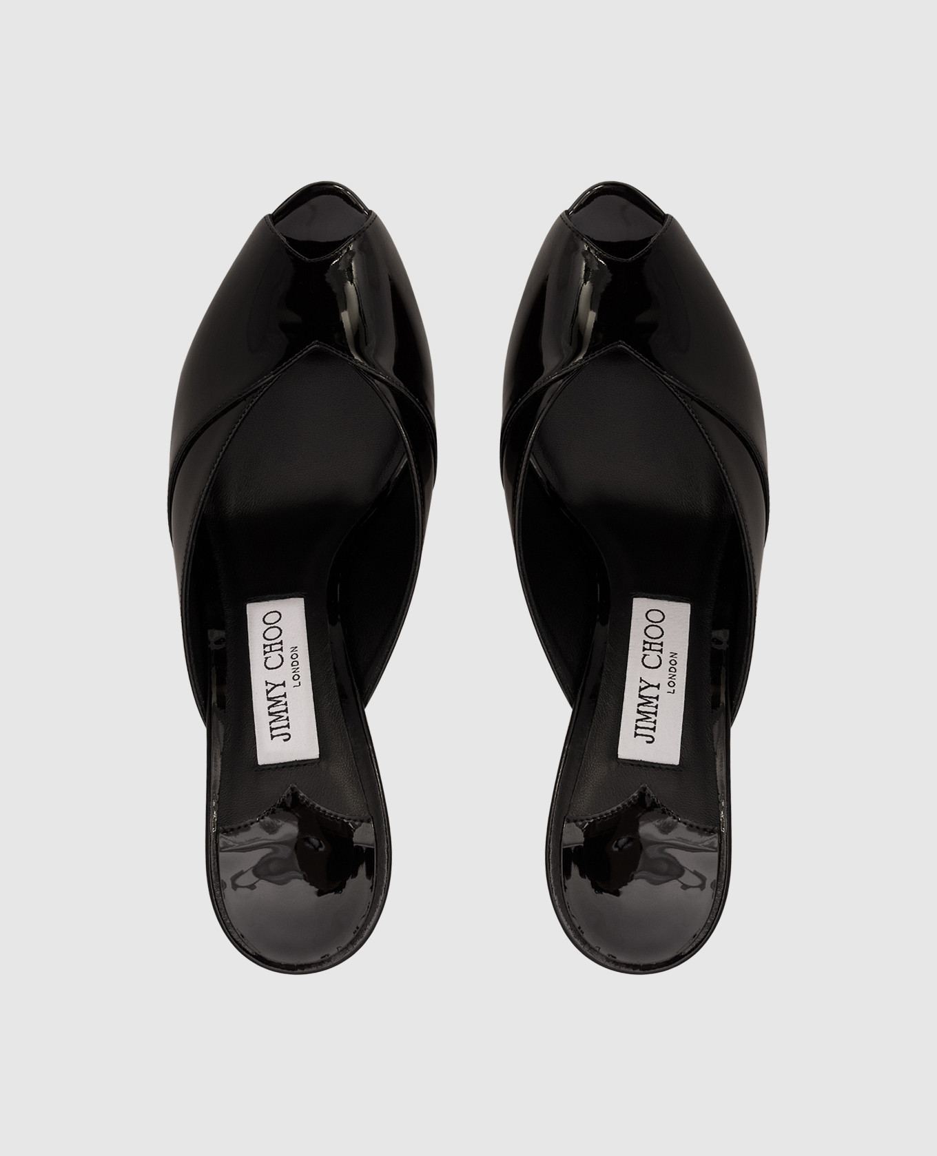 Brigitte black patent leather mules Jimmy Choo 4