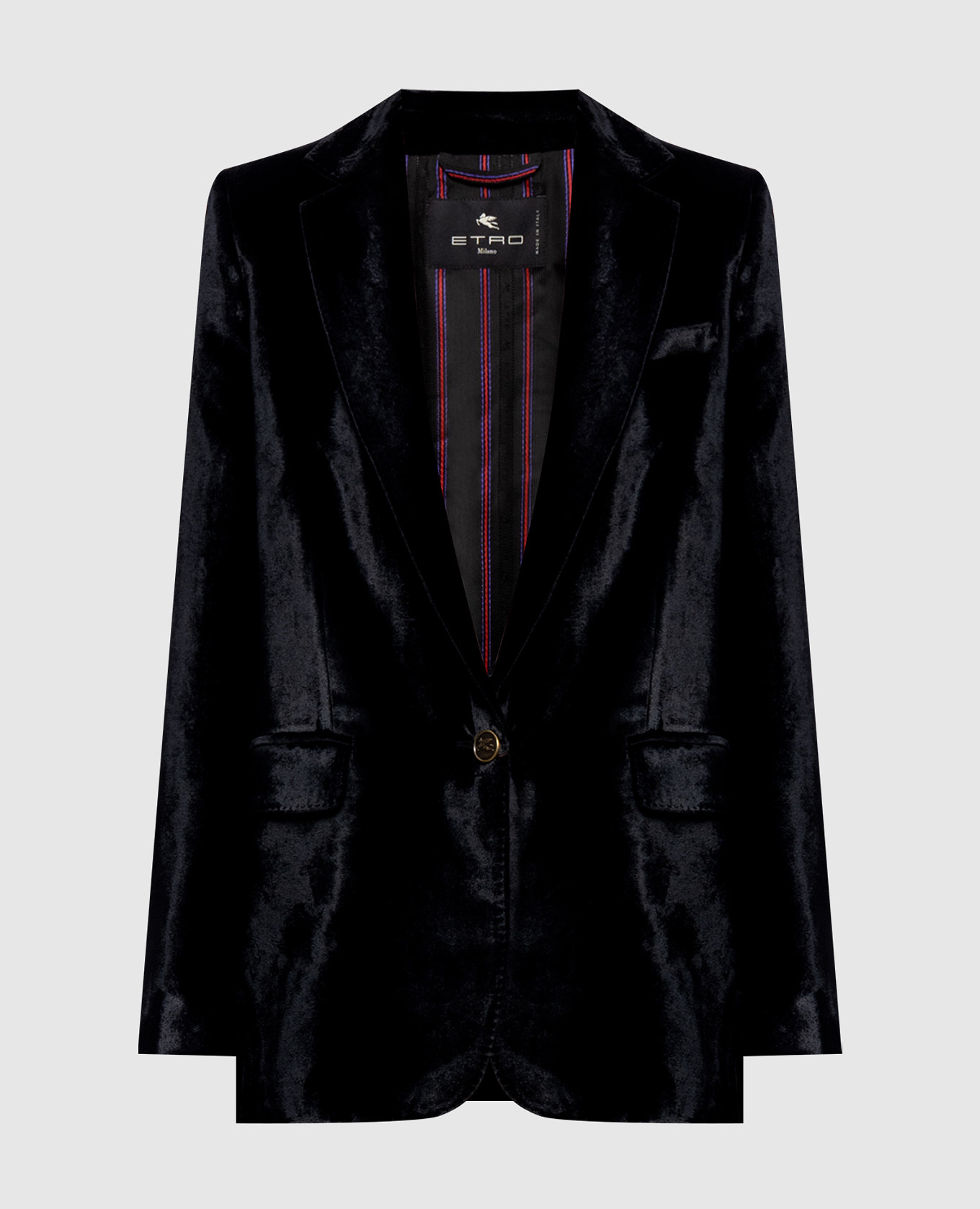 Schwarze Samtjacke