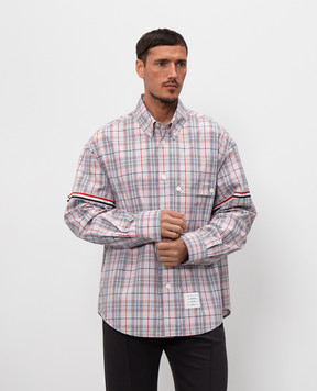 Thom Browne Checkered shirt MWL430OF1098