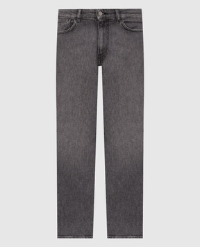 Trussardi Gray jeans with a patch P403HD04945NMJ380D50
