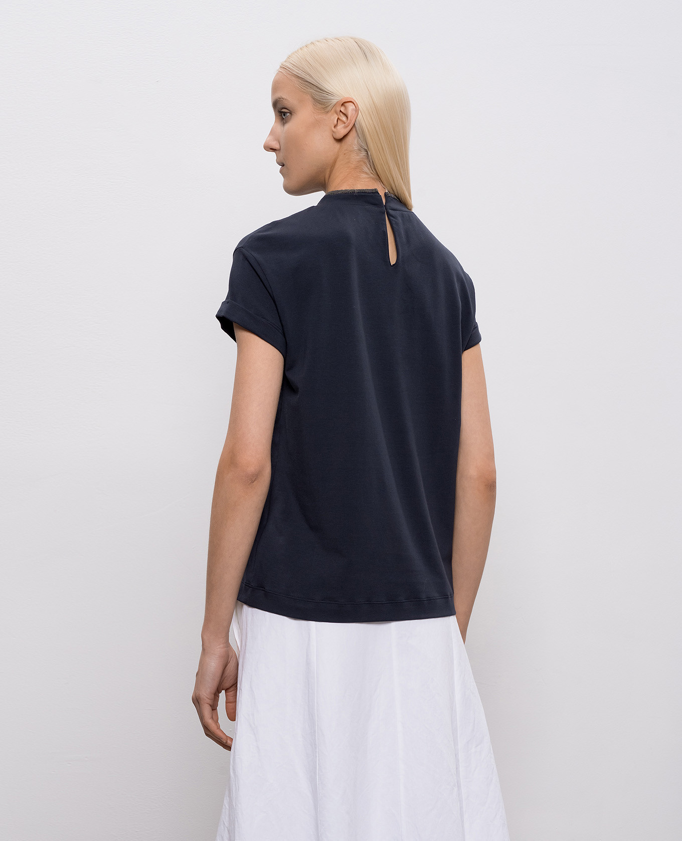 

Blue T-shirt Brunello Cucinelli