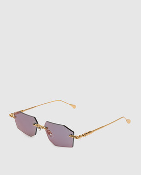 Kuboraum Gold Sunglasses H63 KRSH63GD0000004R