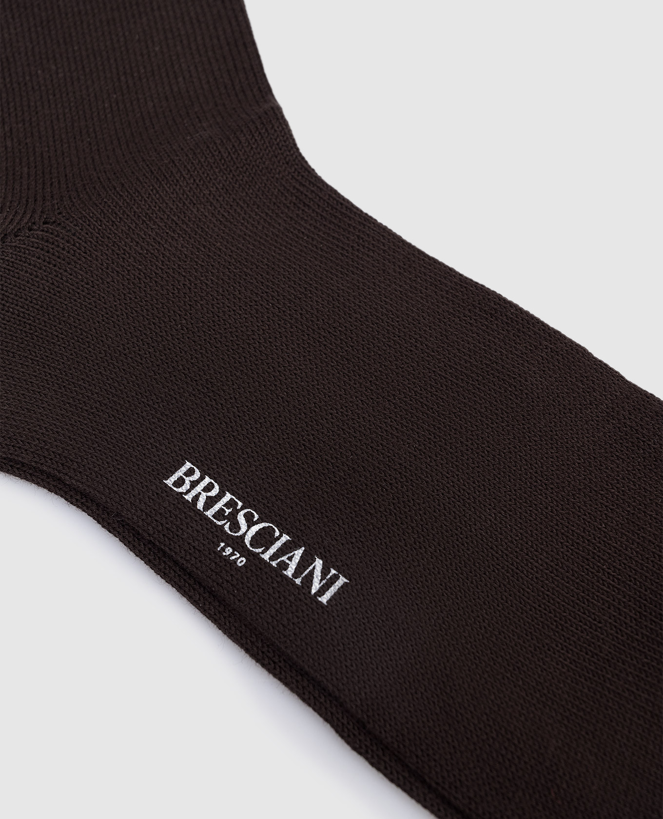 

Brown cotton socks Bresciani