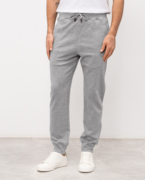 ISAIA Grey melange sweatpants MP0034J0300