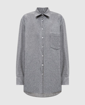 Babe Pay Pls Gray shirt with wool 11099091455