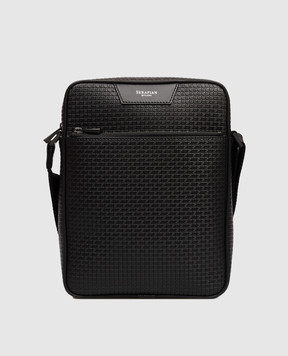 Serapian Black North South leather bag SRSTSMML679919BCG2