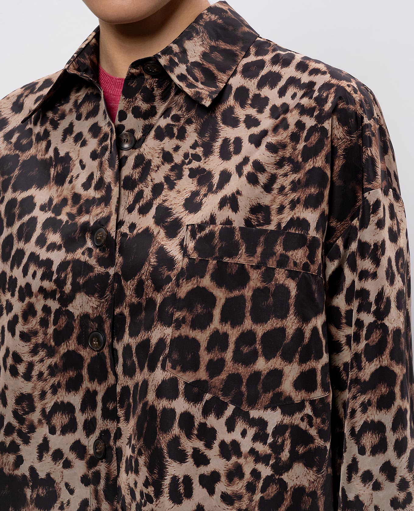 Lobster shirt in animal print Simonetta Ravizza 5