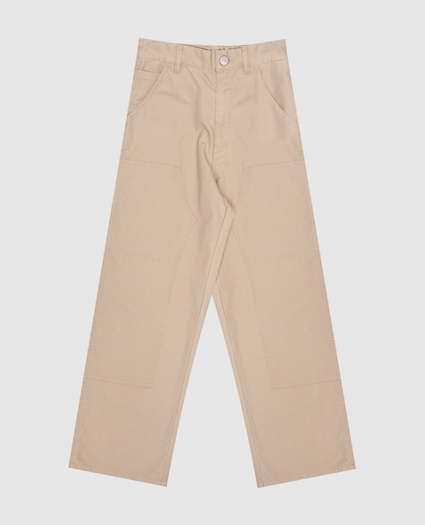

Children's beige pants with emblem Maison Margiela MM6