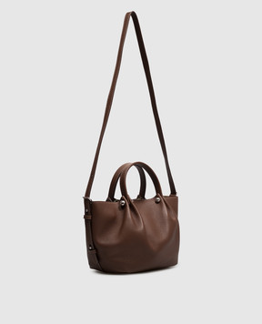 Max Mara Weekend Brown leather tote bag ADRITTO WKADRITTO