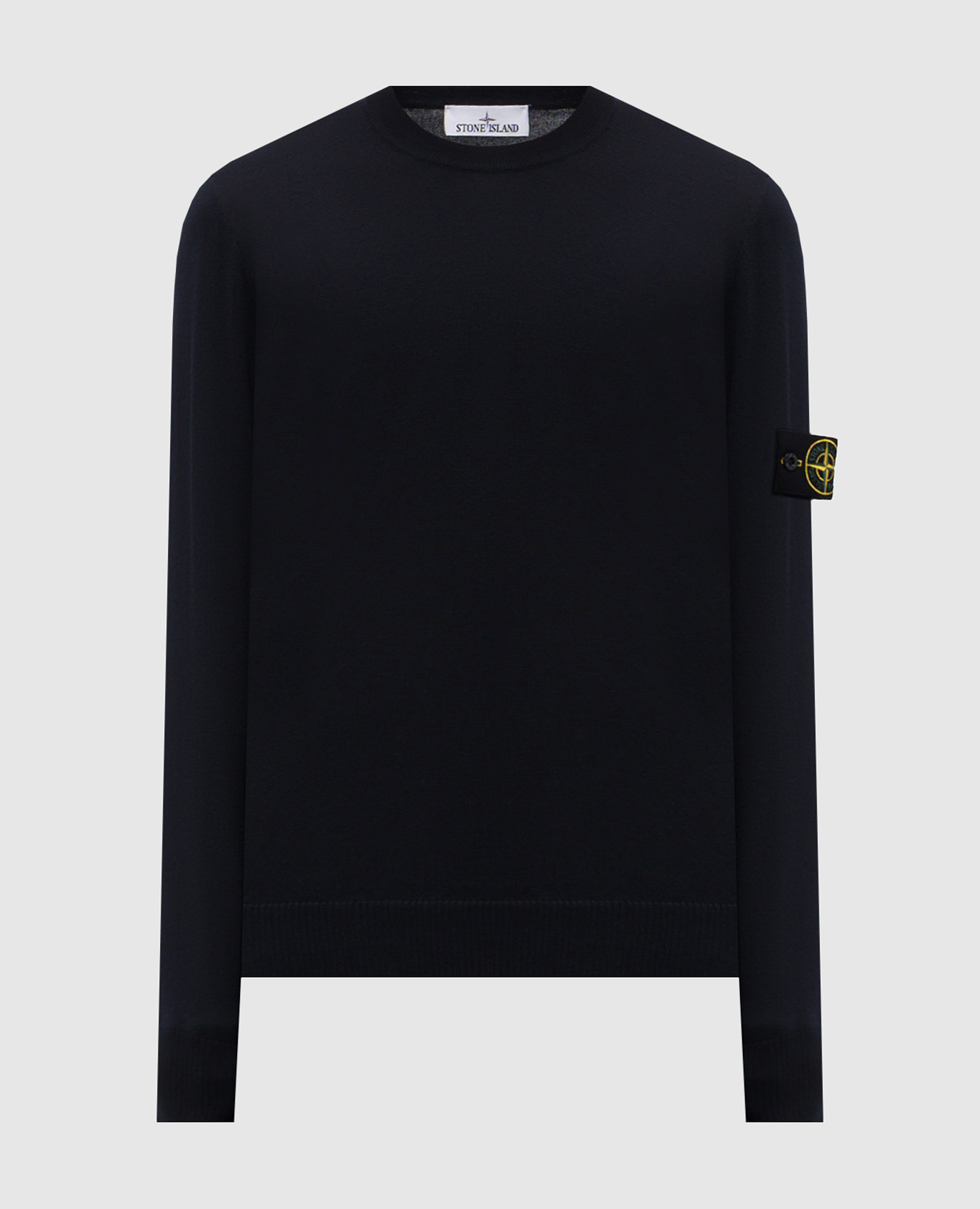

Blue wool jumper with logo Stone Island