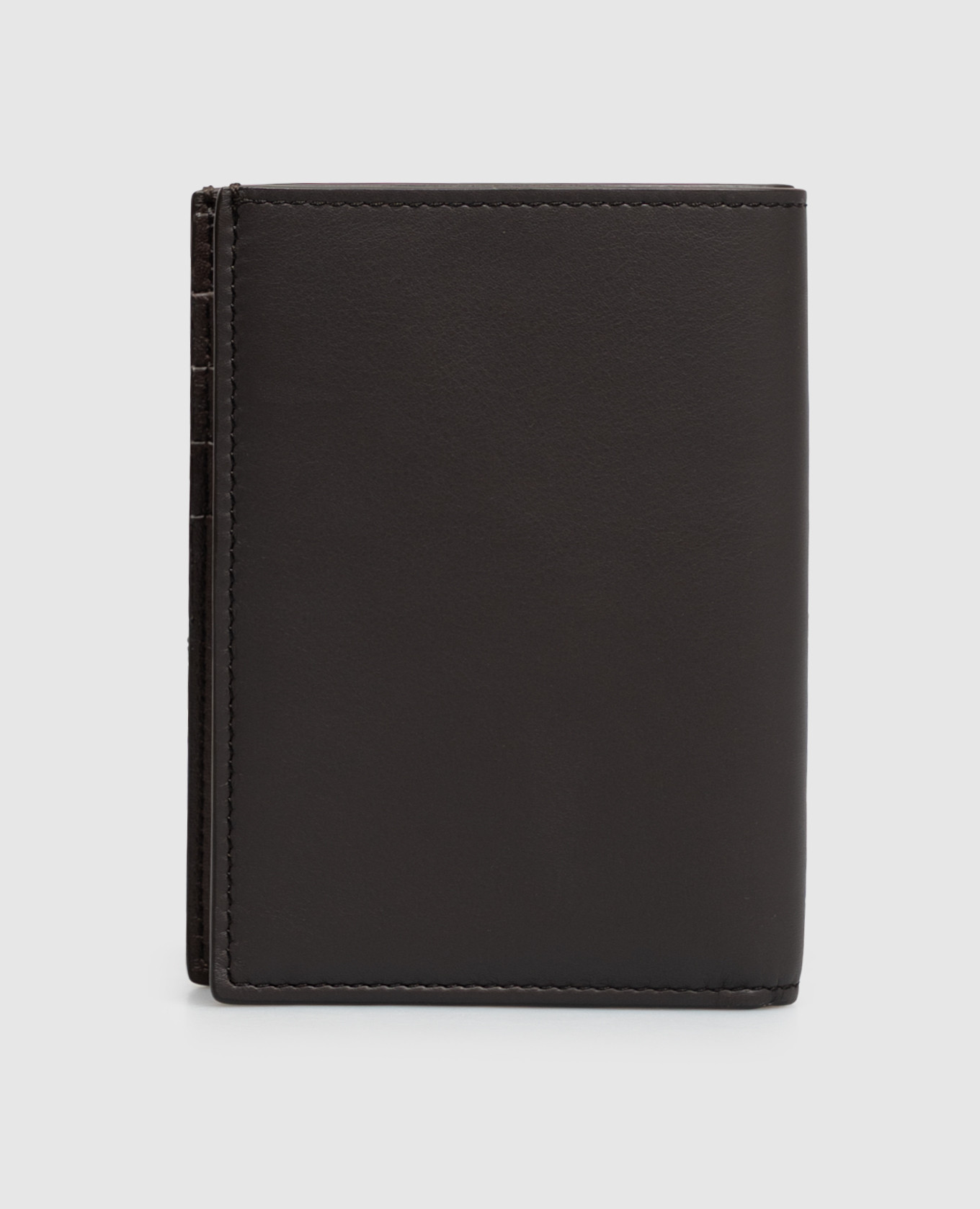 Brown leather passport cover Brunello Cucinelli 2