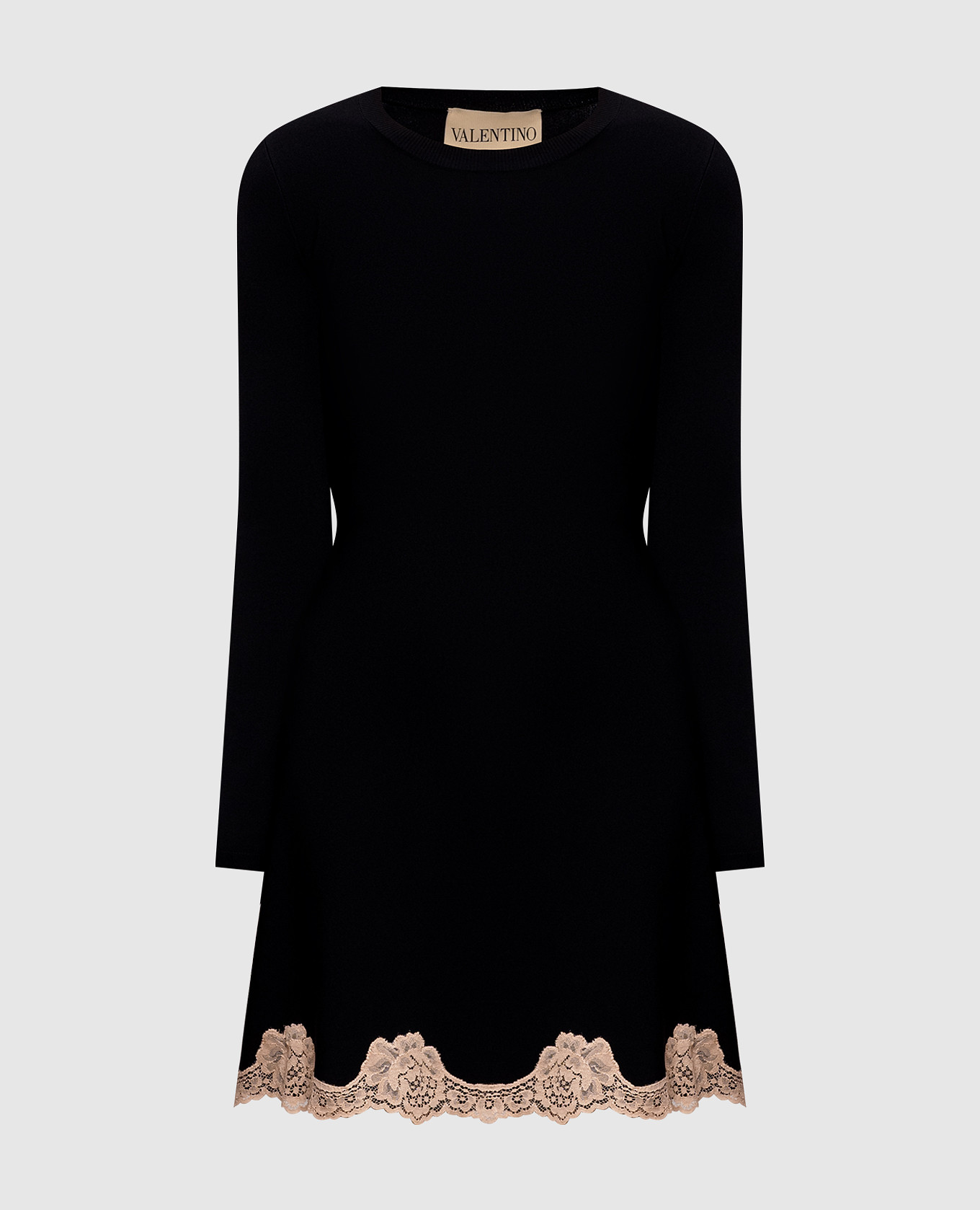 Black dress with lace Valentino