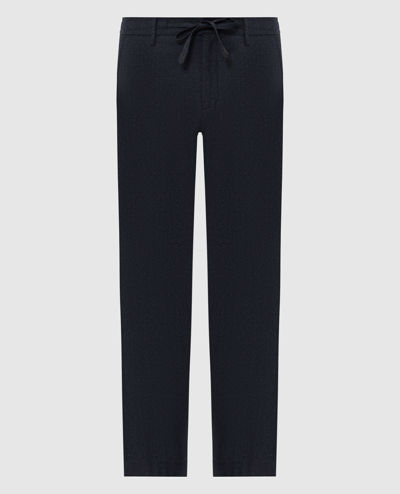 Blue wool pants
