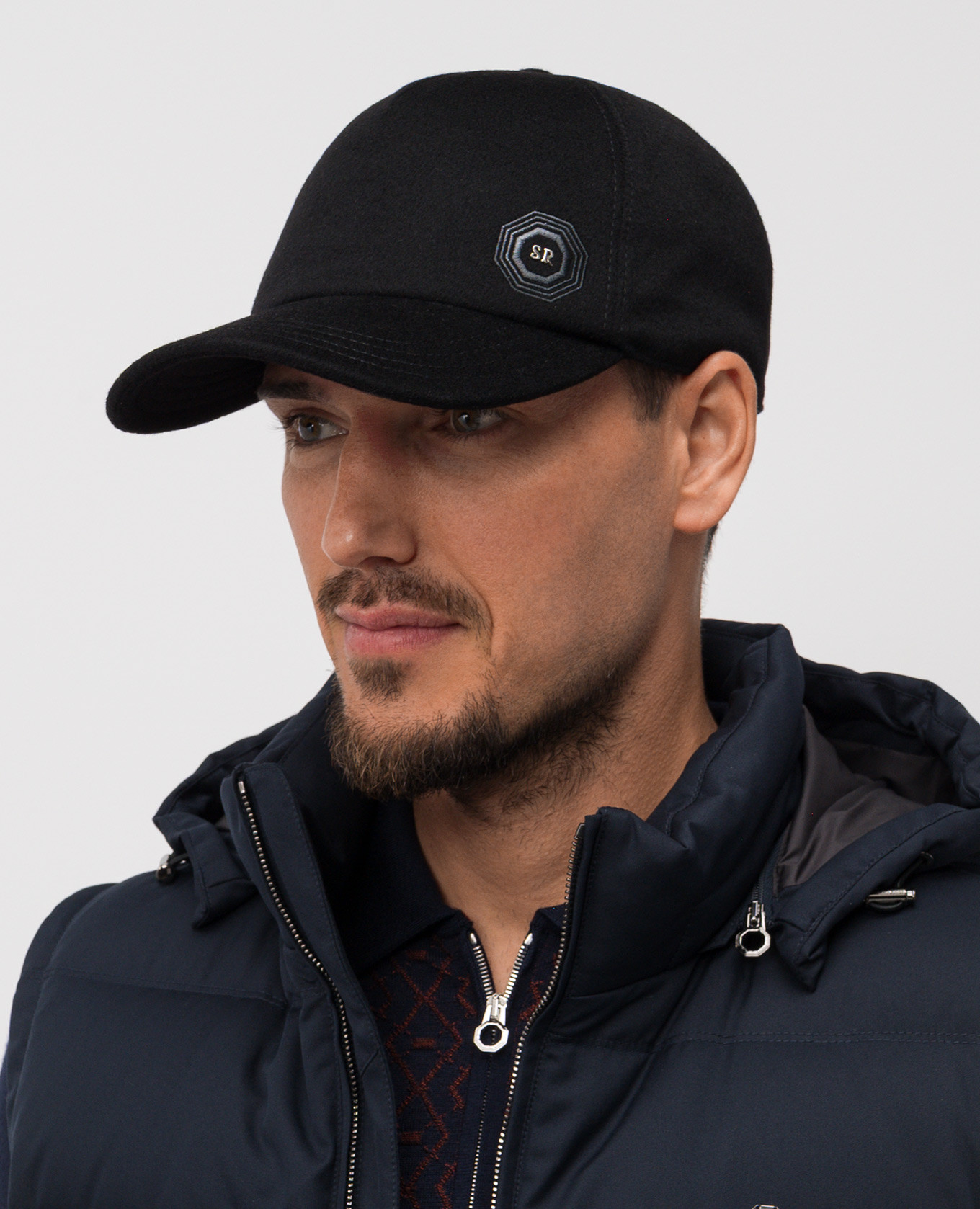 

Black cashmere cap Stefano Ricci