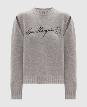 Maison Margiela MM6 Gray sweater with wool S52HL0065M13288