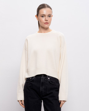 Loulou de Saison BRUZZI ivory wool and cashmere sweater BRUZZILDS