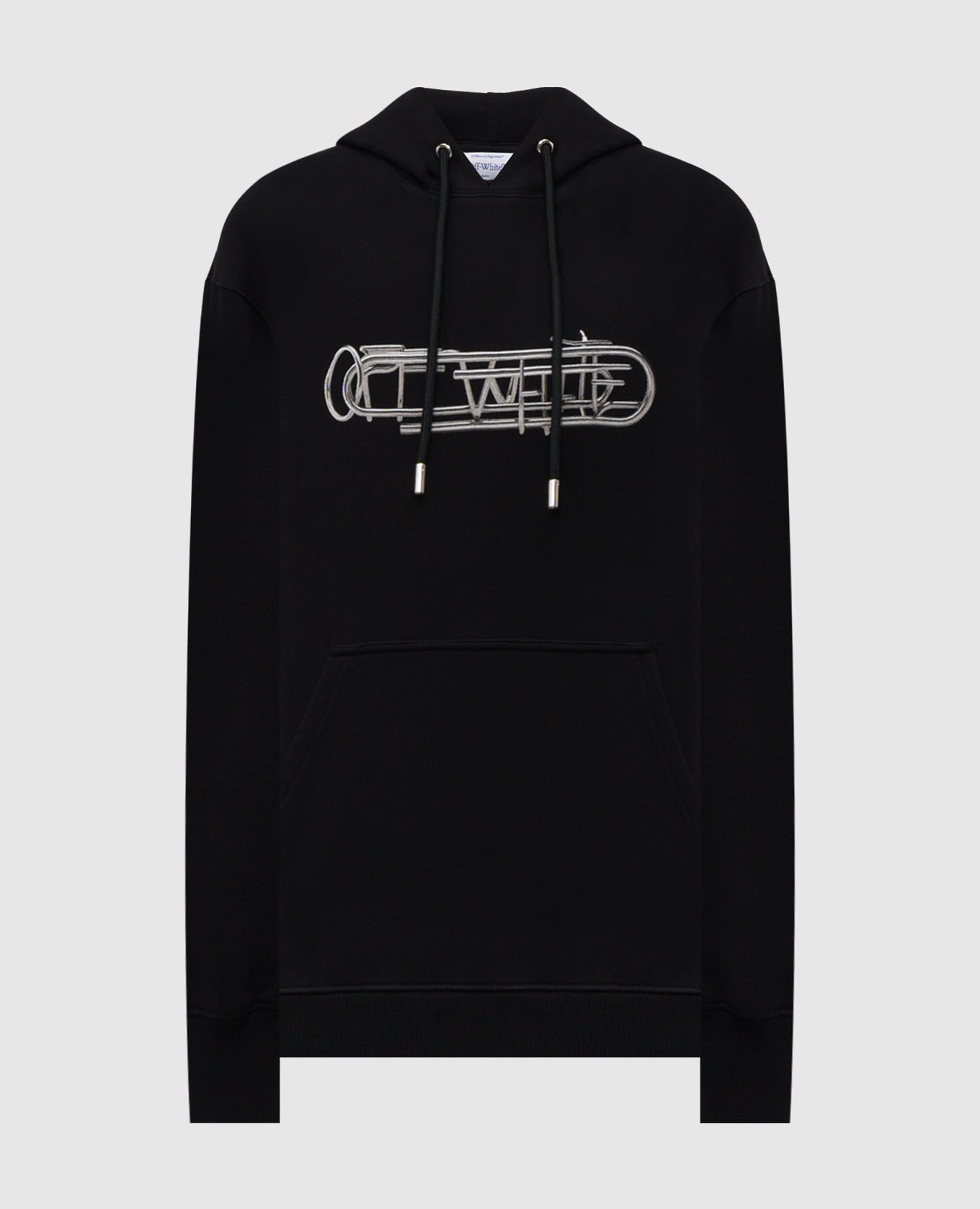 

Black Paperclip hoodie Off-White