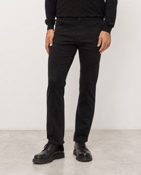Stefano Ricci Black slim jeans MFT63B1081TR101K