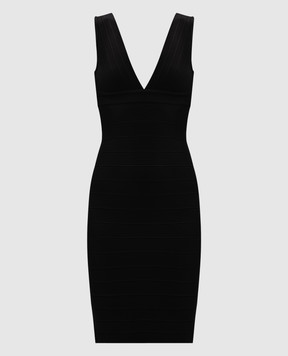 Herve Leger Black Backstage Dress 46HLFT8571179