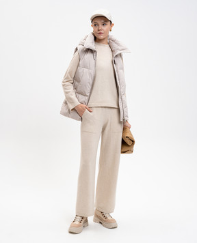 MooRER Beige LINNE cashmere jumper LINNED7