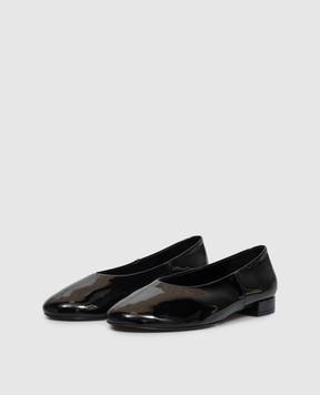 Stuart Weitzman Black patent leather ballet flats SO474