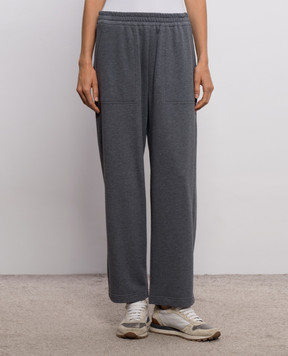 Brunello Cucinelli Gray sweatpants MN05NB2X99
