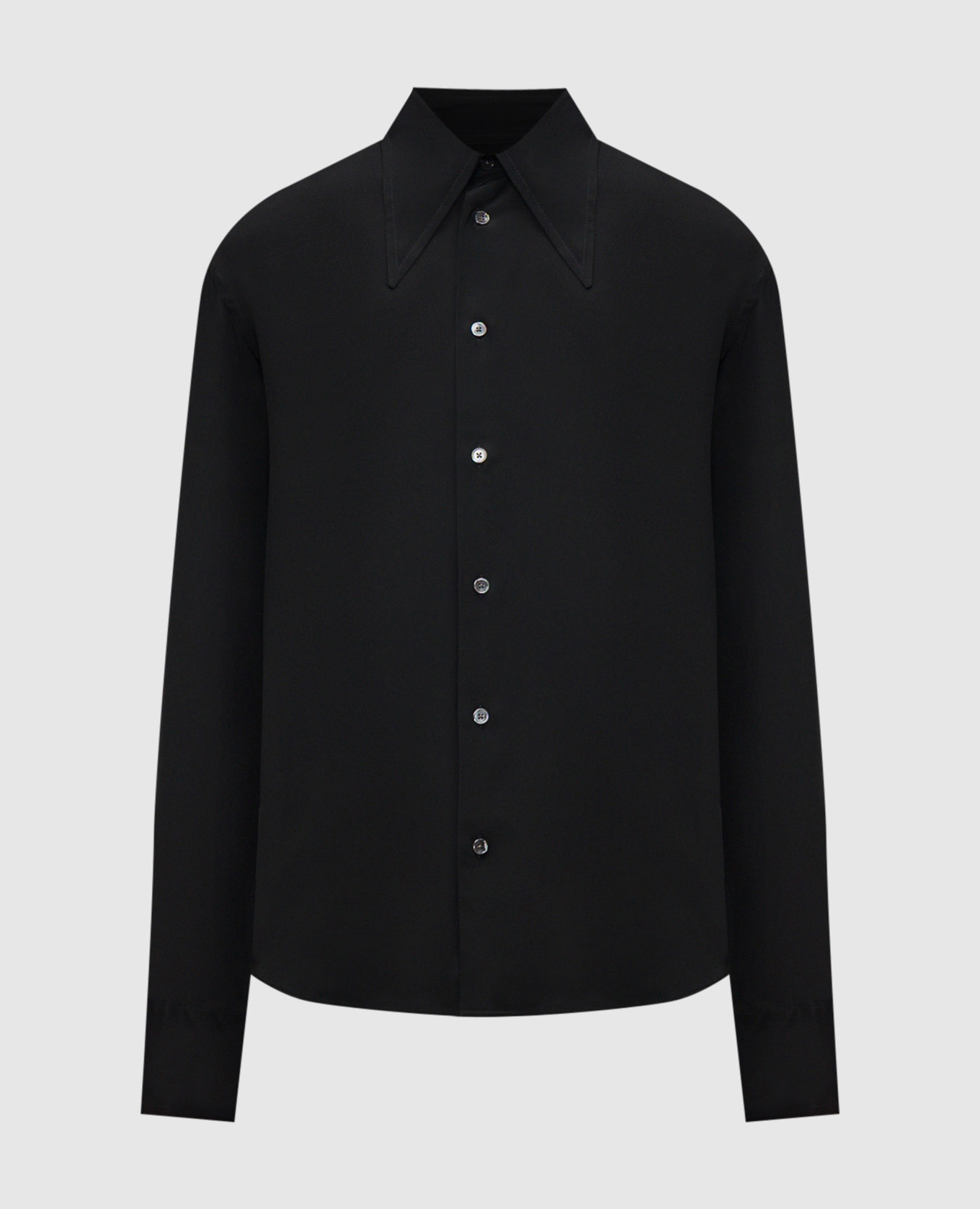 Black shirt with silk Ami Paris